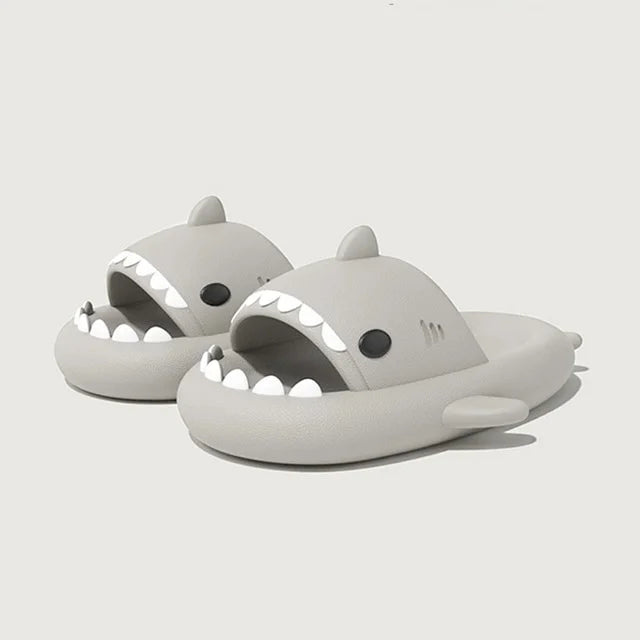 Pirate Shark Slippers Summer Women Cute Flip-Flop Men Home EVA Thick Bottom Slides Light Funny Sandals Couples Adult Beach Shoes