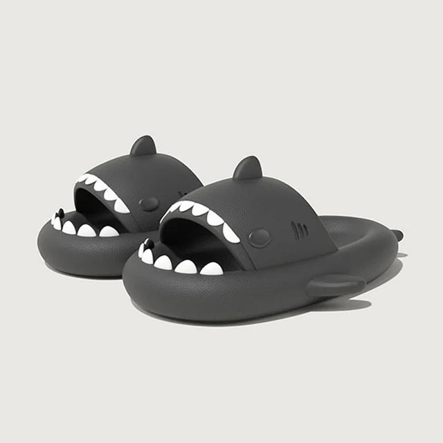 Pirate Shark Slippers Summer Women Cute Flip-Flop Men Home EVA Thick Bottom Slides Light Funny Sandals Couples Adult Beach Shoes