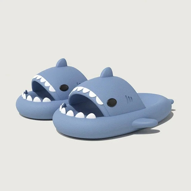 Pirate Shark Slippers Summer Women Cute Flip-Flop Men Home EVA Thick Bottom Slides Light Funny Sandals Couples Adult Beach Shoes