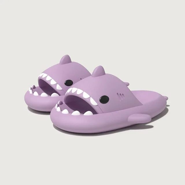 Pirate Shark Slippers Summer Women Cute Flip-Flop Men Home EVA Thick Bottom Slides Light Funny Sandals Couples Adult Beach Shoes